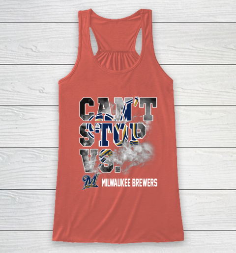 MLB Milwaukee Brewers Baseball Can't Stop Vs Brewers Racerback Tank 3