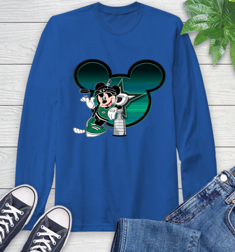 NHL Dallas Stars Stanley Cup Mickey Mouse Disney Hockey T Shirt Long Sleeve T-Shirt 9