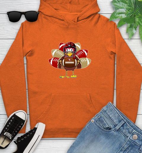 San Francisco 49ers Turkey Thanksgiving Day Youth Hoodie 5