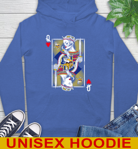 NFL Football Minnesota Vikings The Queen Of Hearts Card Shirt Hoodie 9
