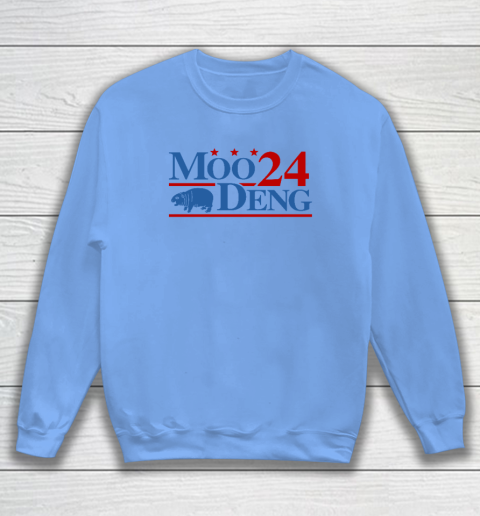 Moo Deng 2024 Cute Baby Hippo Sweatshirt 7