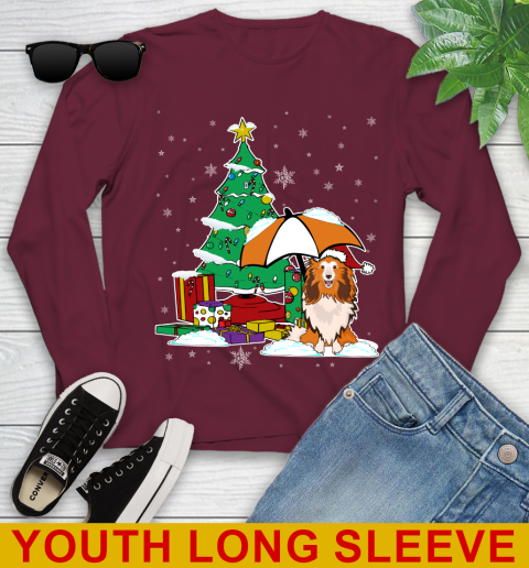 Sheltie Christmas Dog Lovers Shirts 263