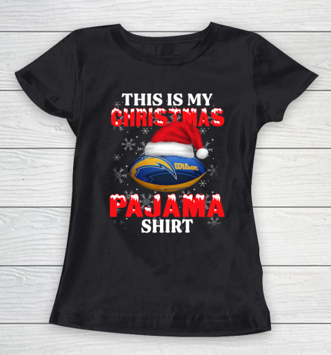 Los Angeles Chargers This Is My Christmas Pajama Shirt NFL Women's T-Shirt