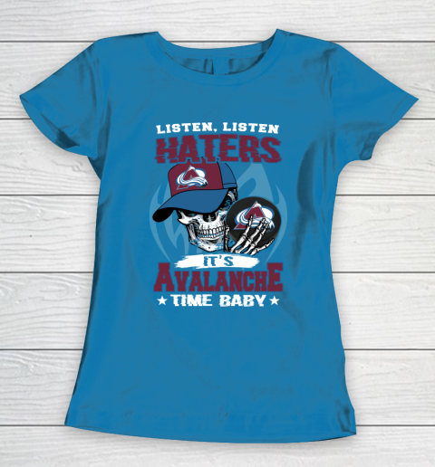 Listen Haters It is BLACKHAWKS Time Baby NHL Women's T-Shirt 6