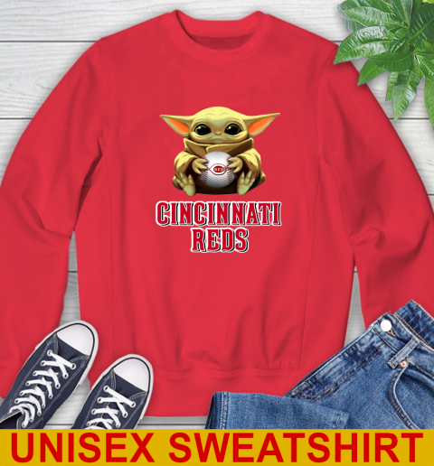 MLB Baseball Cincinnati Reds Star Wars Baby Yoda Shirt 34