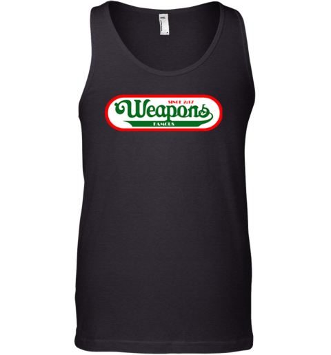 Weapons Movie Wienerschnitzel Logo Parody Premium Tank Top