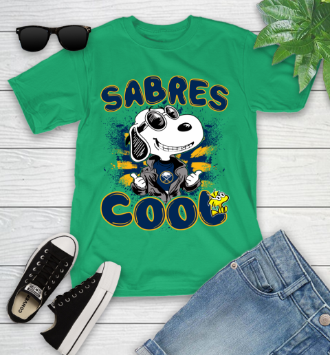 NHL Hockey Buffalo Sabres Cool Snoopy Shirt Youth T-Shirt 7