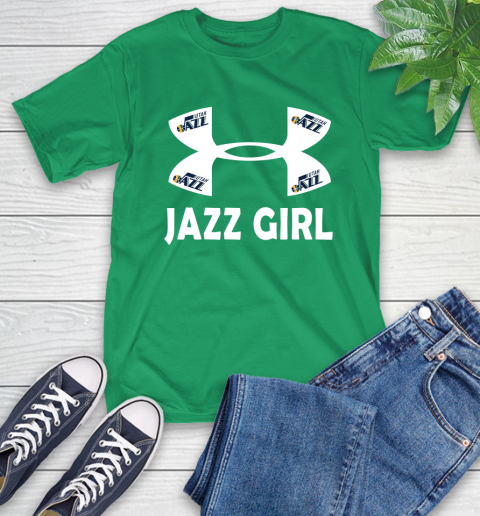 NBA Utah Jazz Girl Under Armour Basketball Sports T-Shirt 7
