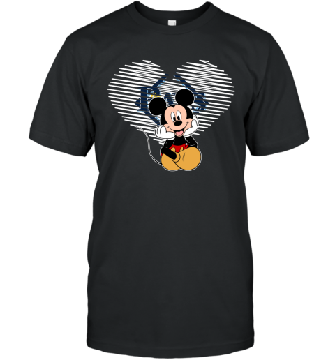 MLB Tampa Bay Rays The Heart Mickey Mouse Disney Baseball T Shirt