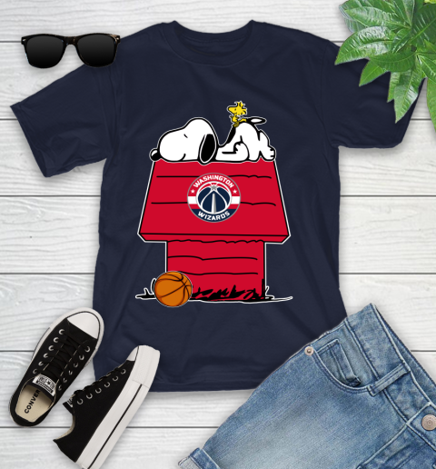 Washington Wizards NBA Basketball Snoopy Woodstock The Peanuts Movie Youth T-Shirt Navy Washington Wizards NBA Basketball Snoopy Woodstock The Peanuts Movie Youth T-Shirt 3
