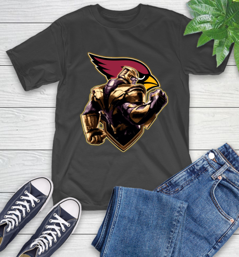 NFL Thanos Avengers Endgame Football Sports Arizona Cardinals T-Shirt 2