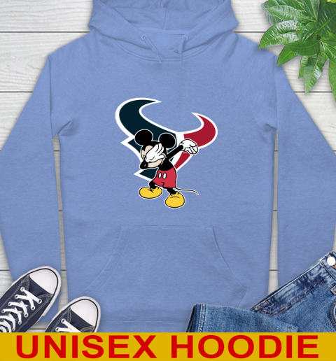 Houston Texans NFL Football Dabbing Mickey Disney Sports Hoodie 11