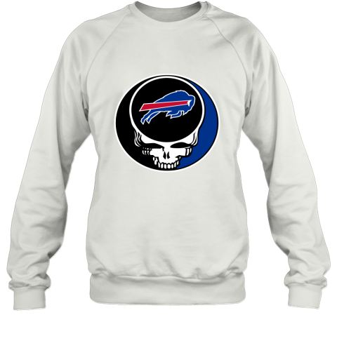 NFL Buffalo Bills Grateful Dead Rock Band Football Sports VntOvpk8FAX sweatshirt 35 95 151514 front white