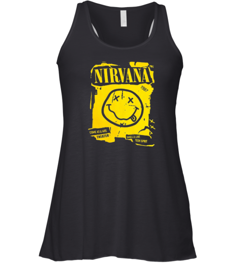Nirvana 80s Come As You Are 1987 Racerback Tank