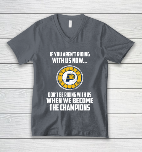 NBA Indiana Pacers Basketball We Become The Champions V-Neck T-Shirt 4