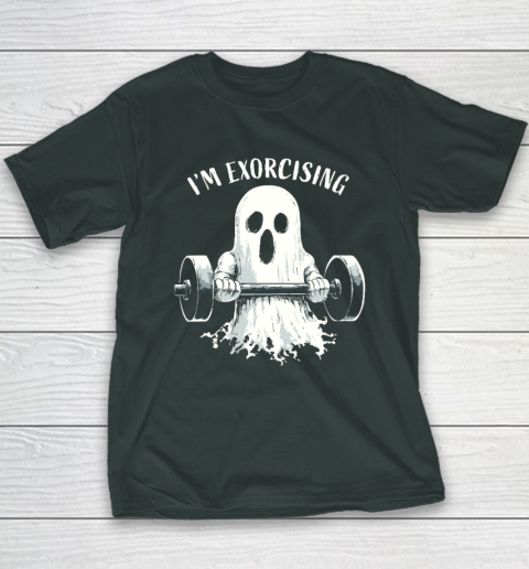 I'm Exorcising Funny Ghost Halloween Youth T-Shirt 3