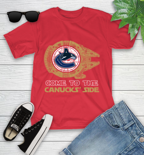 NHL Come To The Vancouver Canucks Wars Hockey Sports Youth T-Shirt 13