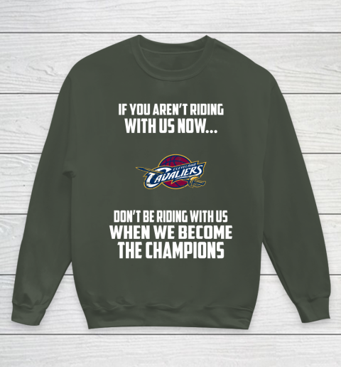 NBA Cleveland Cavaliers Basketball We Become The Champions Youth Sweatshirt 8
