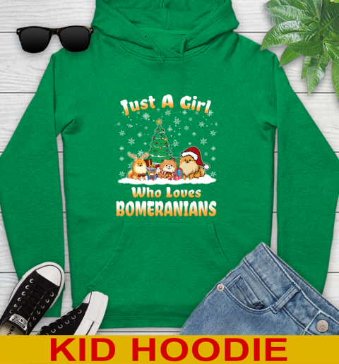 Christmas Just a girl who love pomeranians dog pet lover 135