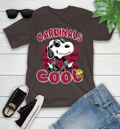 NFL Football Arizona Cardinals Cool Snoopy Shirt Youth T-Shirt 6