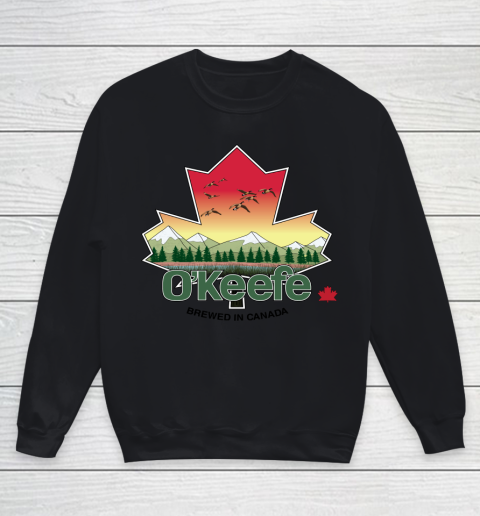 Beer Lover Funny Shirt O'Keefe Brewery  Brewed in Canada Youth Sweatshirt