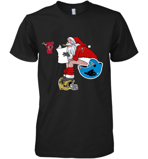 8mzb santa claus tampa bay buccaneers shit on other teams christmas premium guys tee 5 front black