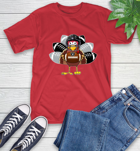 Oakland Raiders Turkey Thanksgiving Day T-Shirt 10