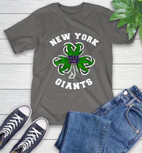 NFL New York Giants Three Leaf Clover St Patrick's Day Football Sports T-Shirt 10