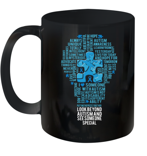 Look Beyond Autism And See Someone Special Ceramic Mug 11oz