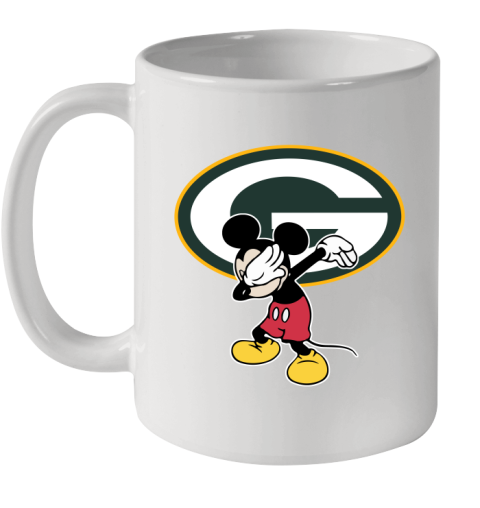 Green Bay Packers NFL Football Dabbing Mickey Disney Sports Ceramic Mug 11oz