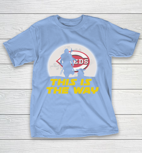 Cincinnati Reds MLB Baseball Star Wars Yoda And Mandalorian This Is The Way T-Shirt 10