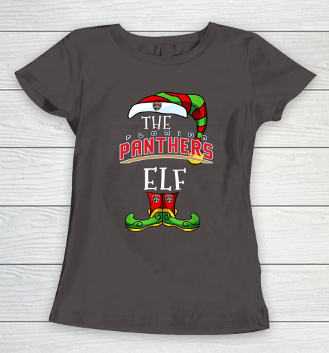 Florida Panthers Christmas ELF Funny NHL Women's T-Shirt 7