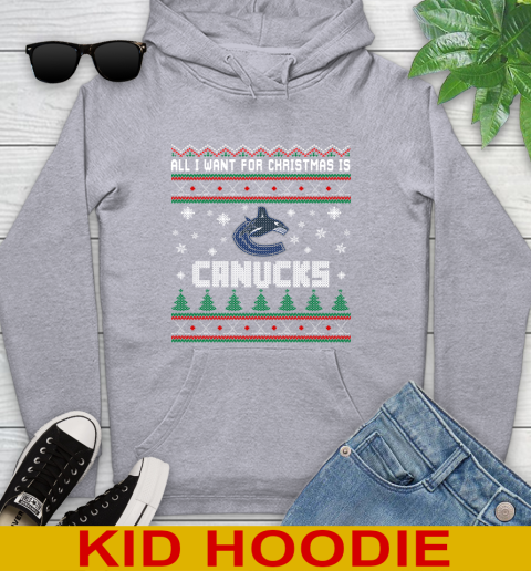 Vancouver Canucks NHL Hockey All I Want For Christmas Is My Team Sports 133