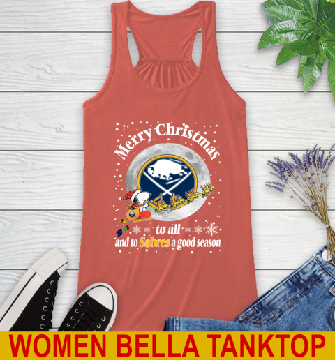 Buffalo Sabres Merry Christmas To All And To Sabres A Good Season NHL Hockey Sports Racerback Tank 3