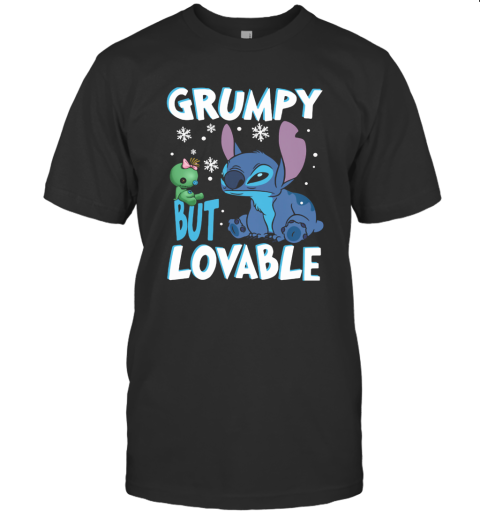 Stitch Grumpy But Lovable Snows T-Shirt