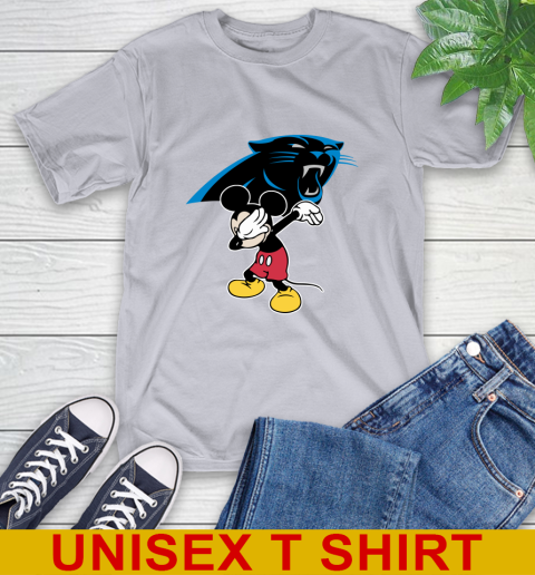 Carolina Panthers NFL Football Dabbing Mickey Disney Sports T-Shirt 6