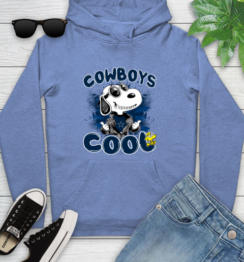 NFL Football Dallas Cowboys Cool Snoopy Shirt Youth Hoodie 11