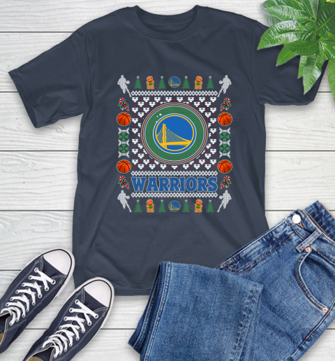 Golden State Warriors Merry Christmas NBA Basketball Loyal Fan Ugly Shirt 3