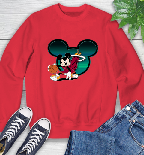 NBA Miami Heat Mickey Mouse Disney Basketball Sweatshirt 10