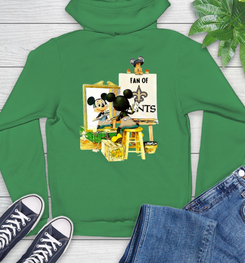 NFL Football New Orleans Saints Mickey Drawing Shirt 21