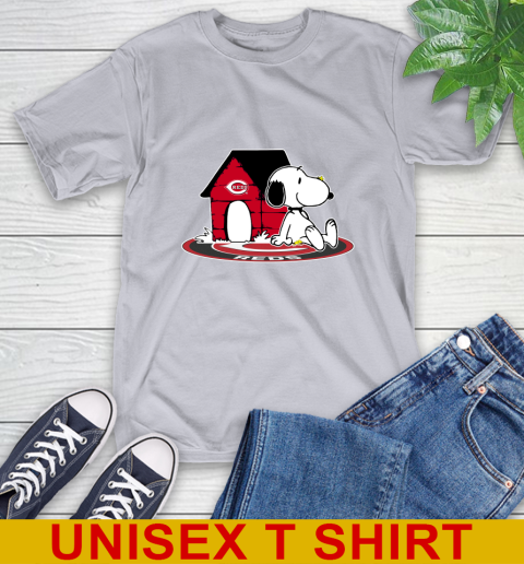 MLB Baseball Cincinnati Reds Snoopy The Peanuts Movie Shirt T-Shirt 6