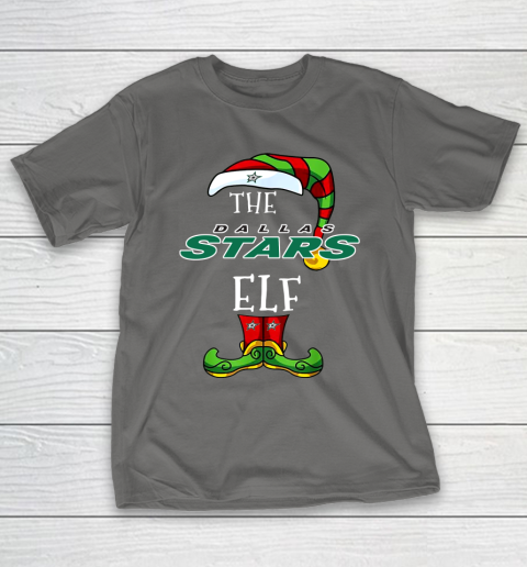 Dallas Stars Christmas ELF Funny NHL T-Shirt 8