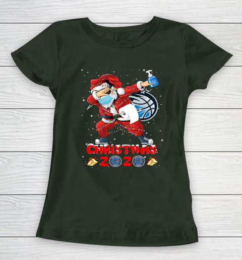 Orlando Magic Funny Santa Claus Dabbing Christmas 2020 NBA Women's T-Shirt 4