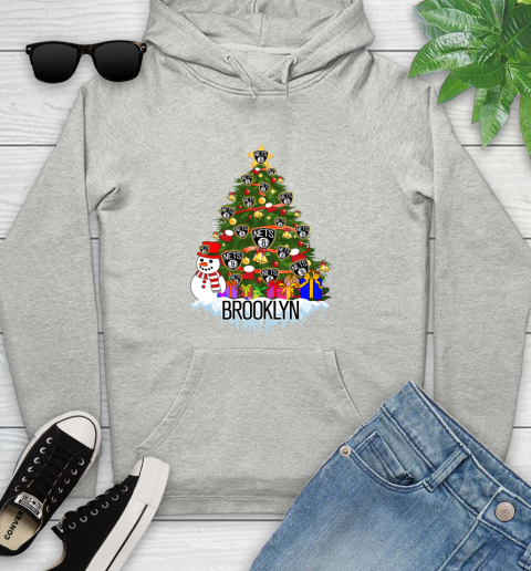 Brooklyn Nets Merry Christmas NBA Basketball Sports Youth Hoodie