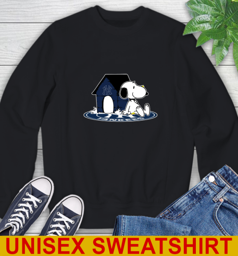 MLB Baseball New York Yankees Snoopy The Peanuts Movie Shirt Sweatshirt 2