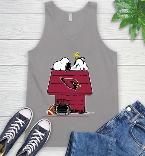Arizona Cardinals NFL Football Snoopy Woodstock The Peanuts Movie Tank Top 4