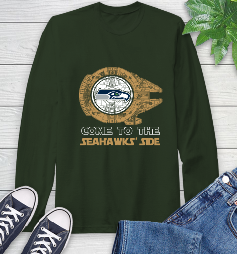 NFL Come To The Seattle Seahawks Wars Football Sports Long Sleeve T-Shirt 7