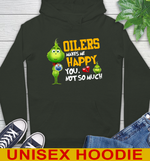 NHL Edmonton Oilers Makes Me Happy You Not So Much Grinch Hockey Sports Hoodie 12