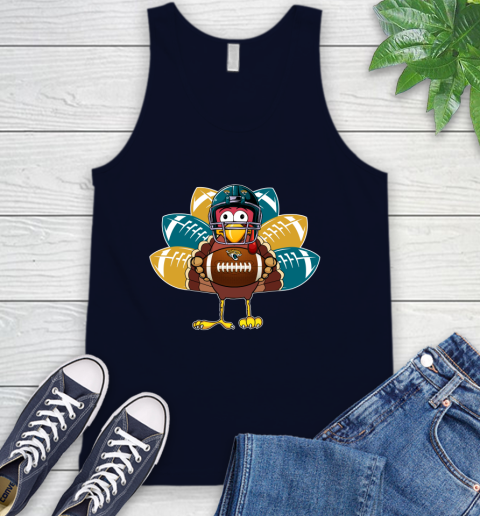 Jacksonville Jaguars Turkey Thanksgiving Day Tank Top 3