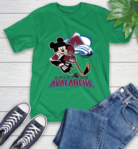 NHL 2022 Stanley Cup Champions Hockey Mickey Mouse Team Colorado Avanlanche  Unisex T-Shirt - REVER LAVIE